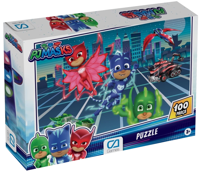 PJMASK  PUZZLE 100 PCS