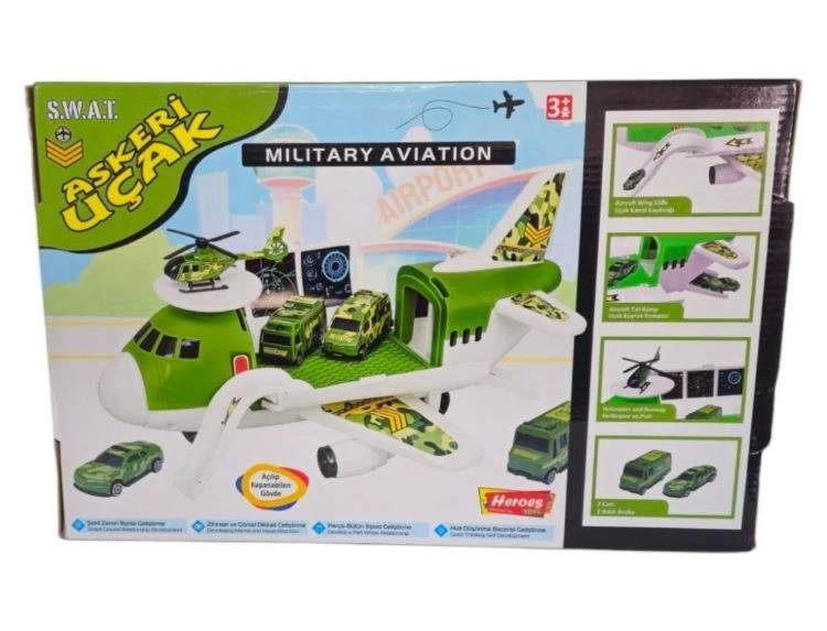 ASKERI HELIKOPTER SETI HEROES TOYS