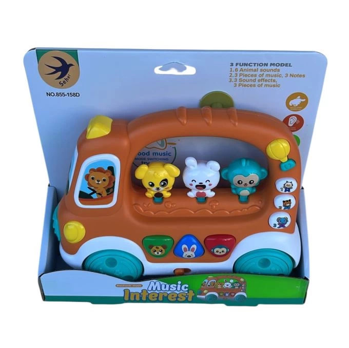 MUZIKLI HAYVAN SESLI OTOBUS PIANO MUZIKLI HAYVAN SESLI OTOBUS PIANO