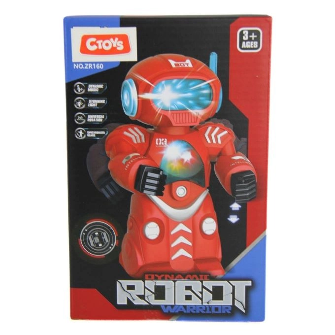 ROBOT ISIKLI SESLI DANSEDEN 360 DERECE DONEN ROBOT ISIKLI SESLI DANSEDEN 360 DERECE DONEN