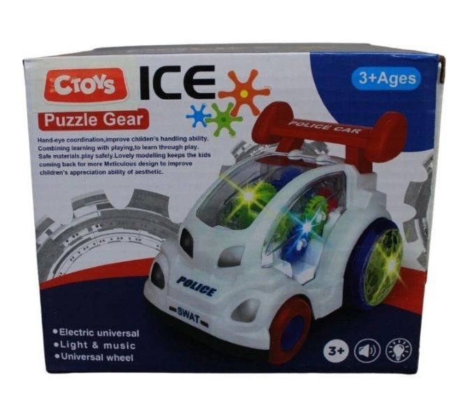 ISIKLI SESLI 360 DERECE DONEN POLIS ARABASI