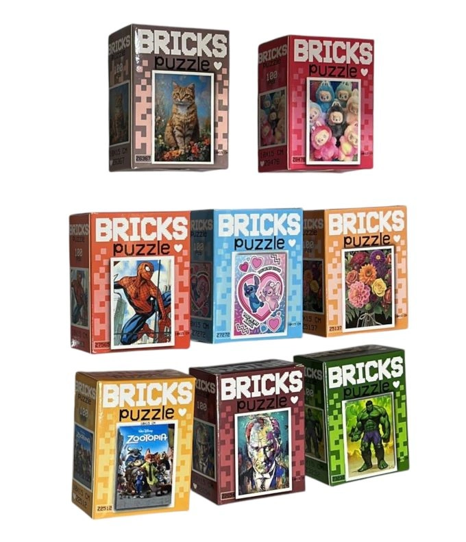 KARISIK KARTON BRICKS PUZZLE