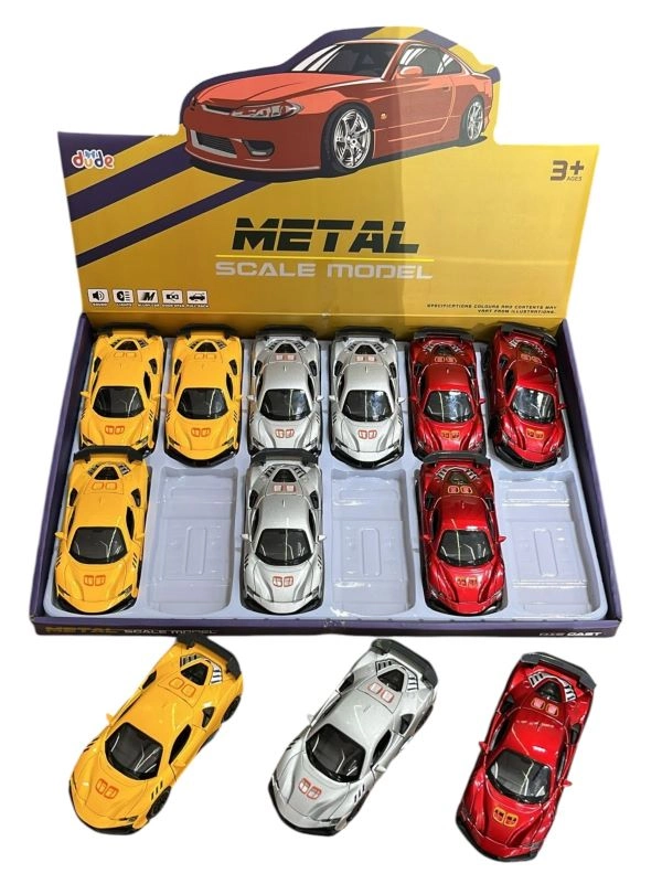 15CM BUYUK BOY METAL CEKBIRAK 12 LI DISPLAY