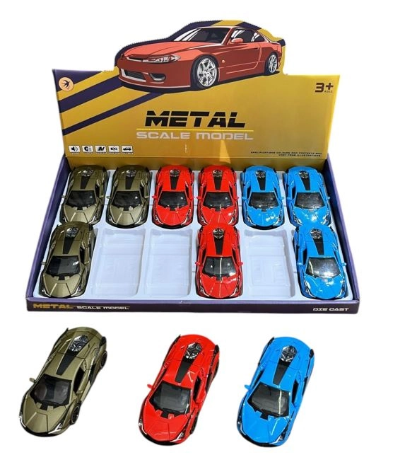 15CM BUYUK BOY LAMBORGHINI METAL CEKBIRAK