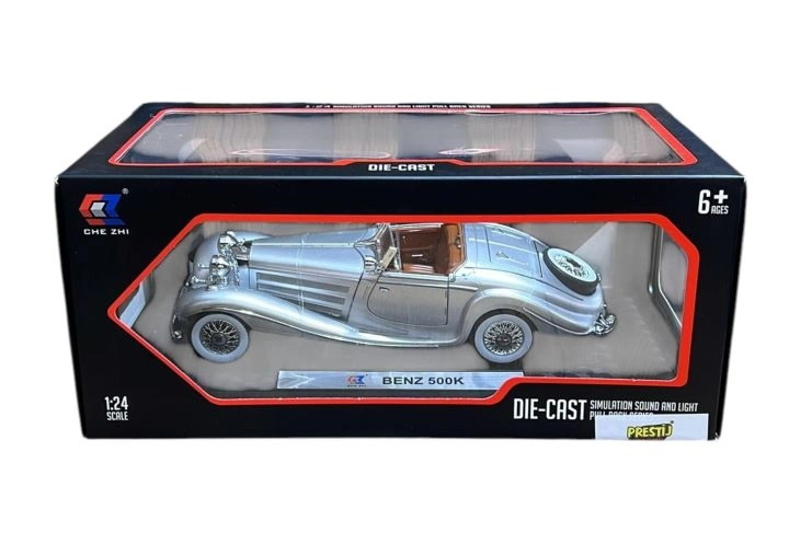 SESLI ISIKLI METAL MERCEDES 500K