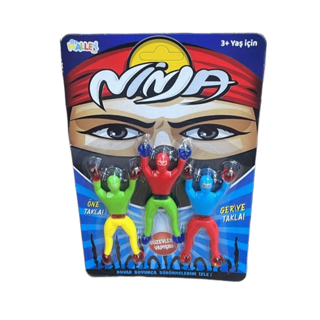 YAPISKAN NINJALAR 3 LU SET
