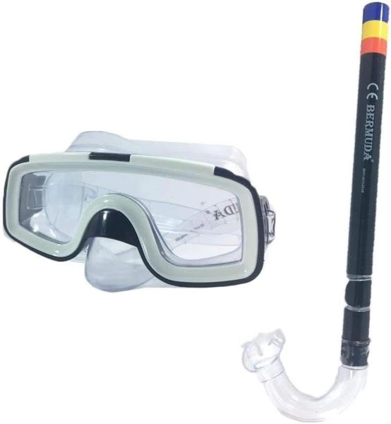 PVC MASKE SNORKEL SET ARES