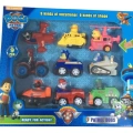 9 PAW PATROL SET PATROL DOGS