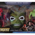 2-Piece HULK SPIDER-MAN MASKED