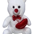 PELUS HEART BEAR 60CM