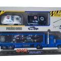 BOXED POLICE TRUCK