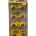 BOXED 4-PIECE TAXI CARS