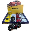 1:24 SESLI ISIKLI METAL MODEL ARABA
