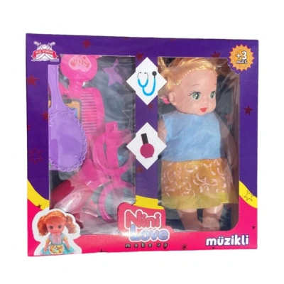 NINI LOVE MUZIKLI MAKYAJ SETLI BEBEK