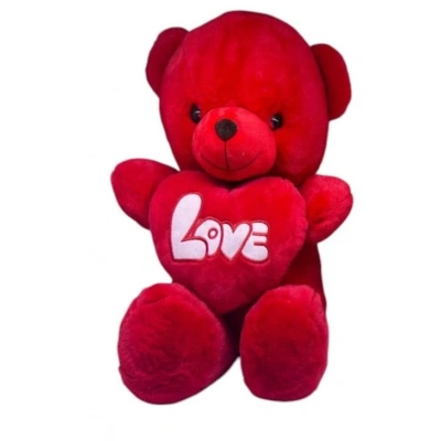 KIRMIZI PELUS AYICIK 50CM