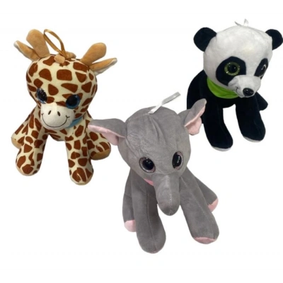 حيوانات برية متنوعة مقاس 25 سم