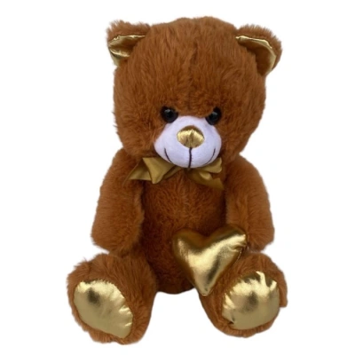 30CM BRIGHT HEART BEAR