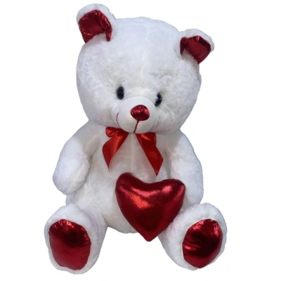 50CM BRIGHT HEART BEAR