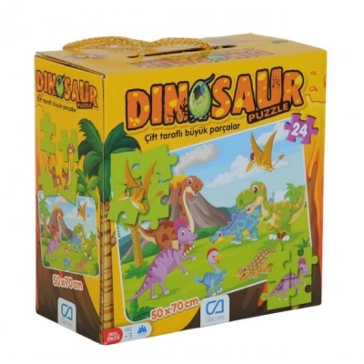 DINAZORLAR YER PUZZLE 24 PCS