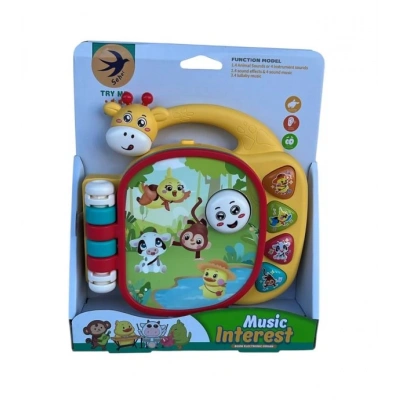 PILLI MUZIKLI ZURAFA GORUNUMLU KITAP