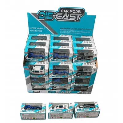 POLIS ARACLARI 48 LI STAND 1:64