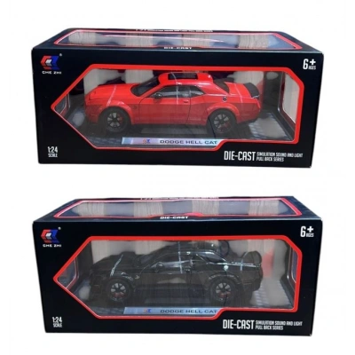 SESLI ISIKLI METAL DODGE HELL CAT
