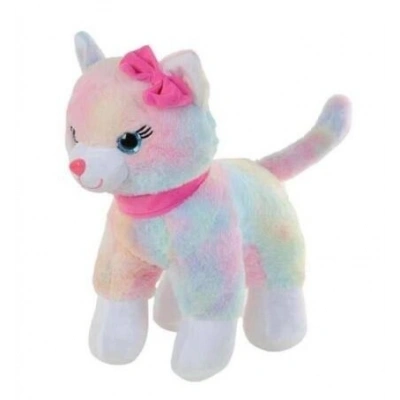 30CM PEMBE TOKALI PELUS KEDI