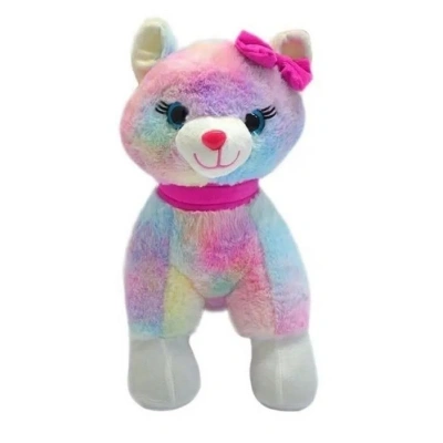 40CM PEMBE TOKALI KEDI