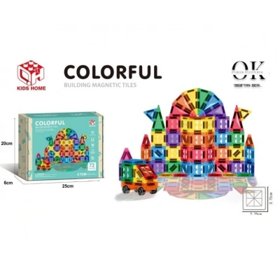 MANYETIK BLOKLAR 3,75CM 72 PARCA