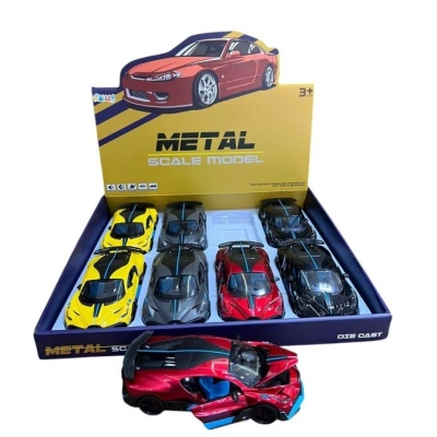 1:24 SESLI ISIKLI METAL ARABA