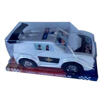 سيارة إسعاف منزلقة مفرغة الهواء وسيارة شرطة