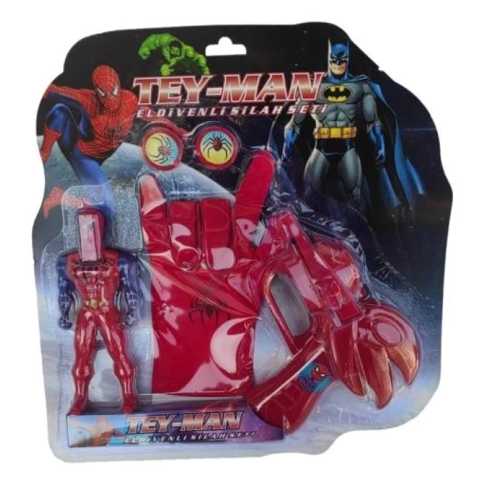 CARTEL SPIDER-MAN SET WITH GUNS AND GLOVES