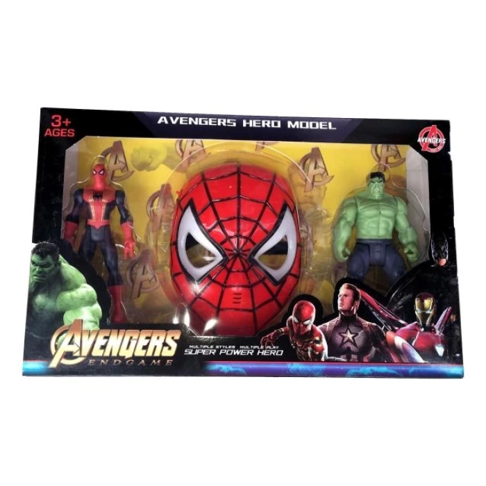 2-Piece HULK SPIDER-MAN MASKED