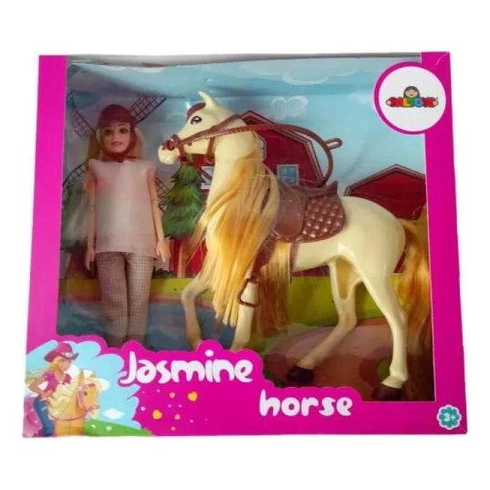 حصان الياسمين مع الطفل