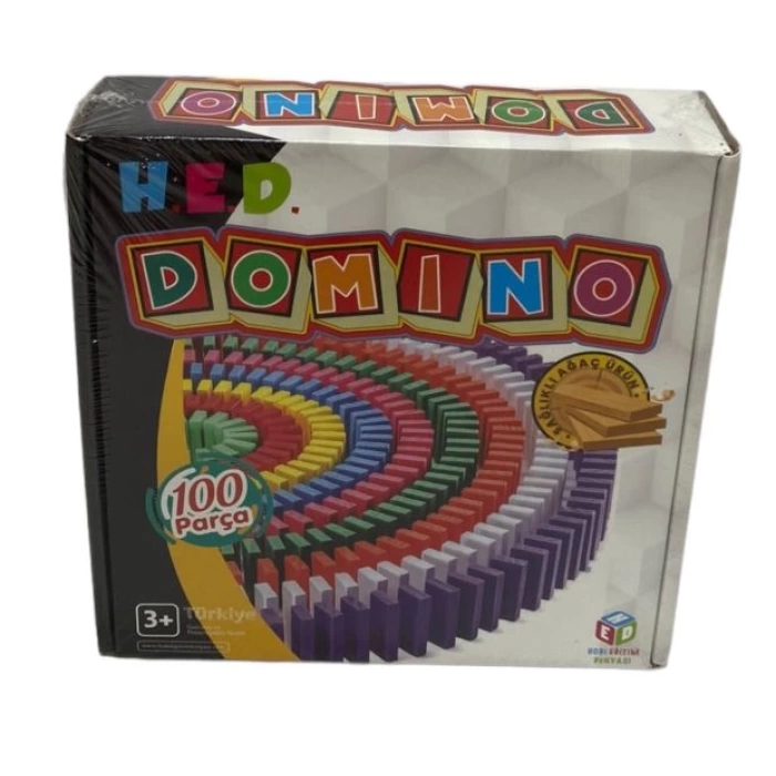 DOMINO OYUNU 100 PARCA AHSAP