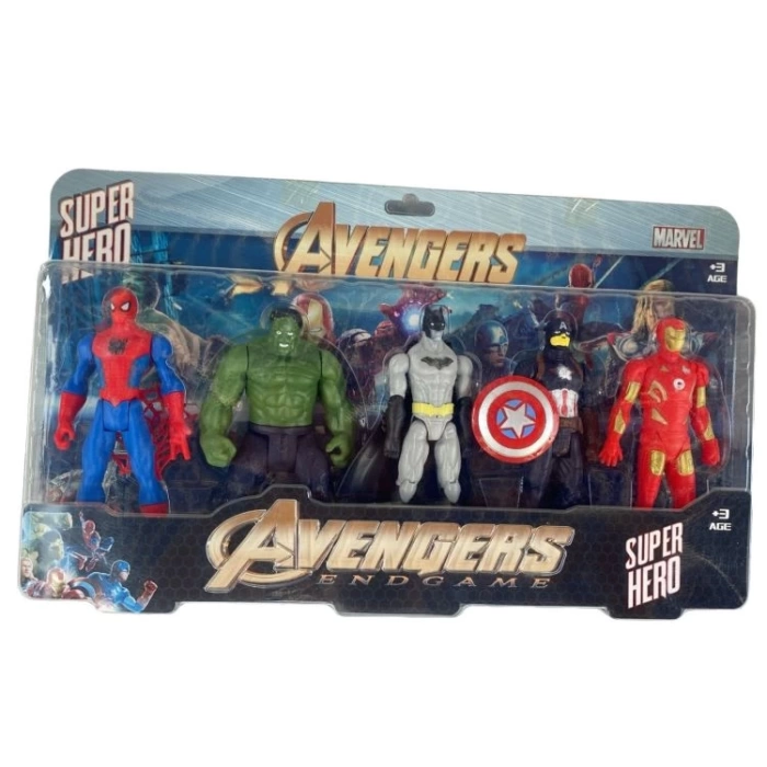 5 LI  KARTELA AVENGERS SET