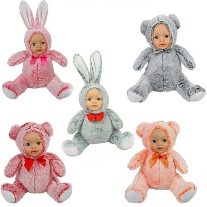 35CM BEBEK YUZLU PELUS HAYVANLAR