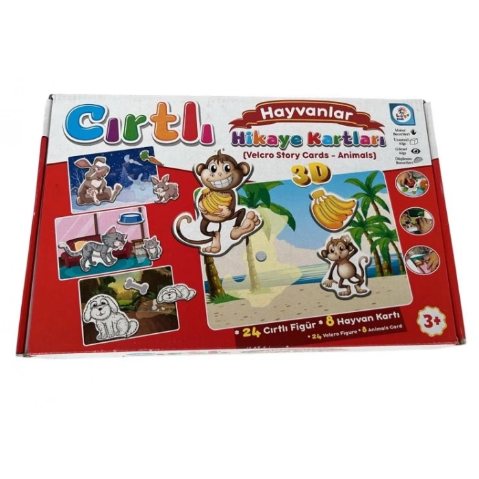 CIRTLI HIKAYE KARTLARI HAYVANLAR