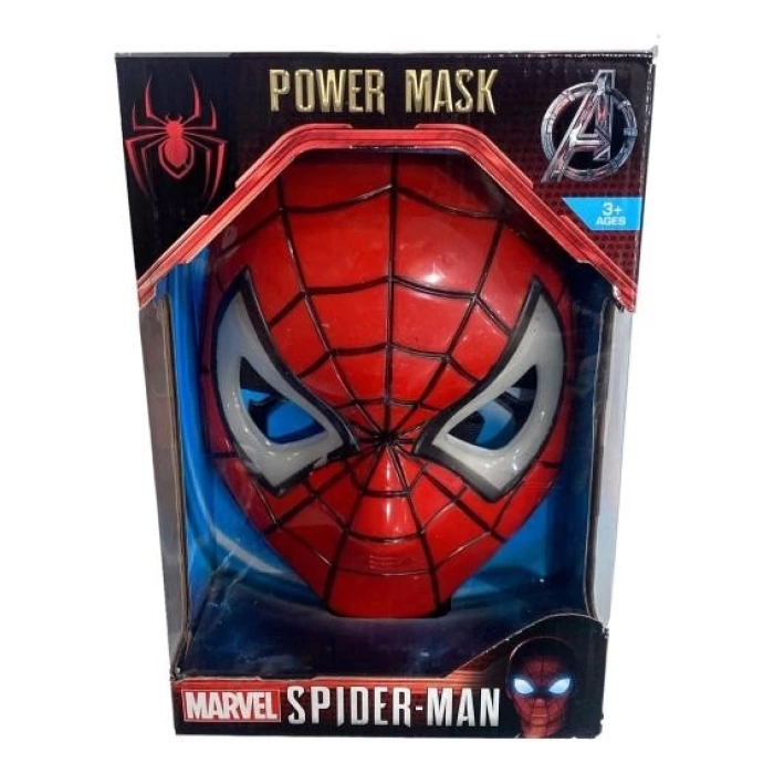 KUTULU ISIKLI SPIDERMAN MASKE