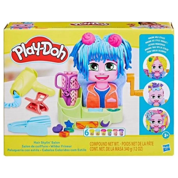 PLAY-DOH HAMUR RENKLI KUAFOR SALONU