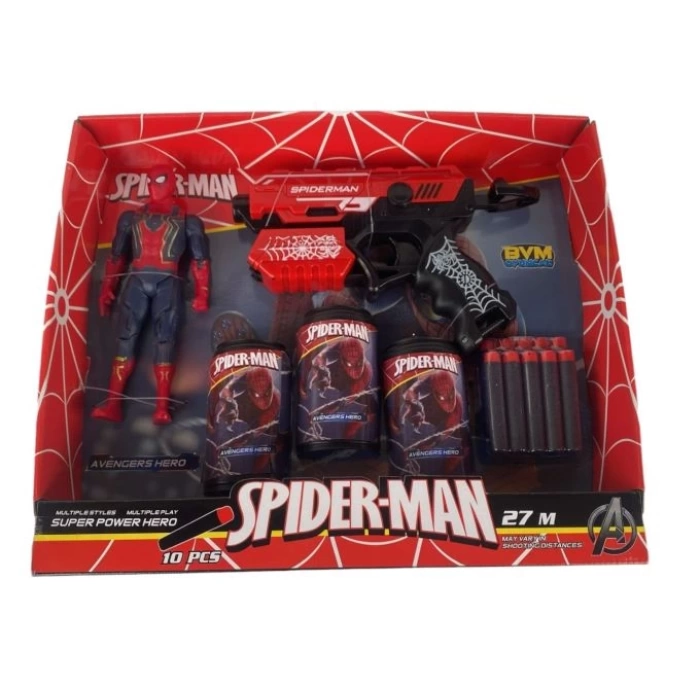 HEDEFLI SPIDERMAN DART ATICI