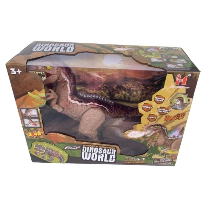 BATTERY-OPERATED DINASAUR WITH SOLID CONTROL