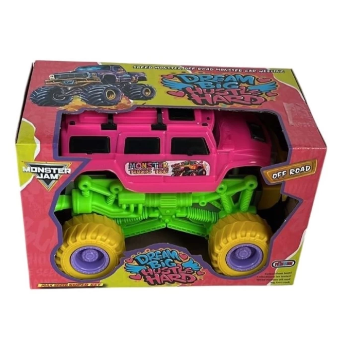 KUTULU MONSTER KIZ JEEP