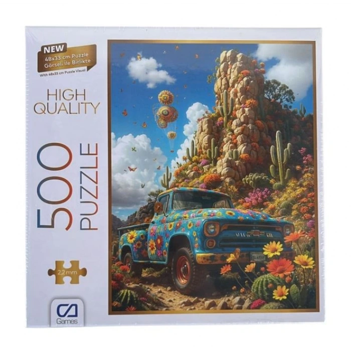 CICEKLI KAMYON  PUZZLE 500 PCS