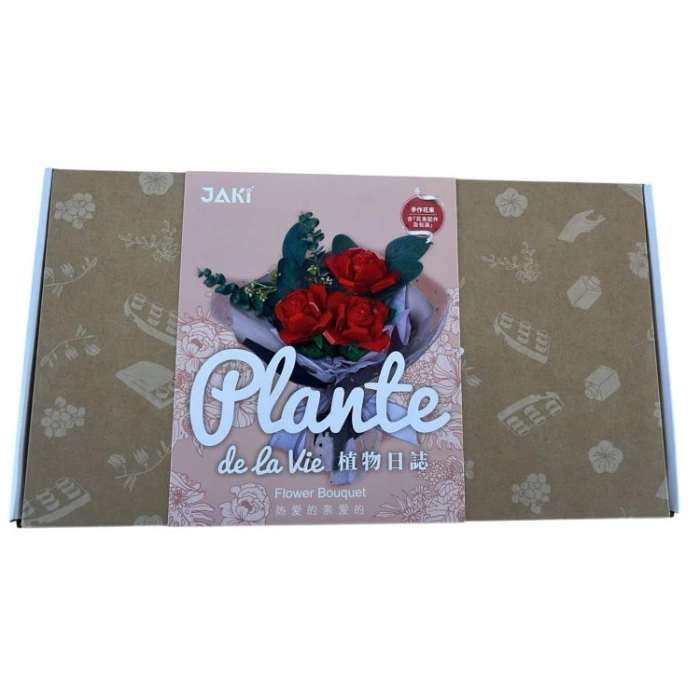 BLOK LEGOLAR BUKET KIRMIZI-PEMBE