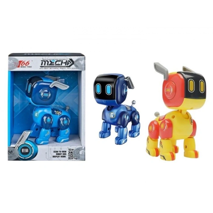 METAL ISIKLI SESLI ROBOT KOPEK