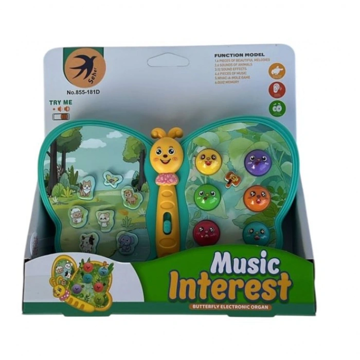 PILLI MUZIKLI KELEBEK PIANO