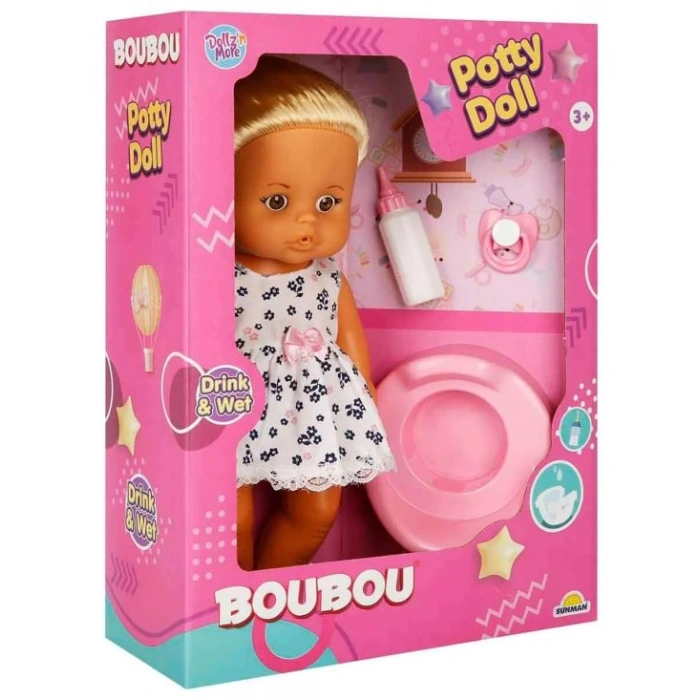 BEBEK SET BEBELOU ALTINI ISLATAN 30CM SACLI SESSIZ