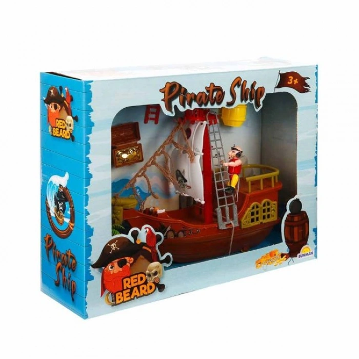 KORSAN OYUN SET BEYAZ YELKEN