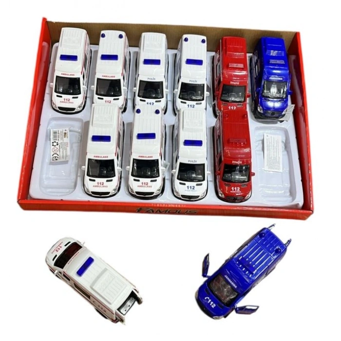 KUT.SESLI CEKBIRAK METAL ACIL ARABALAR